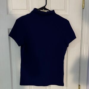 Madewell Dark Blue Short Sleeve Top M